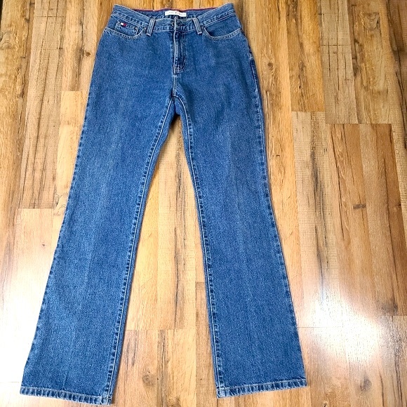 WOMENS VINTAGE HGH RISE TOMMY HILFIGER BOOTCUT JEANS - Picture 2 of 13